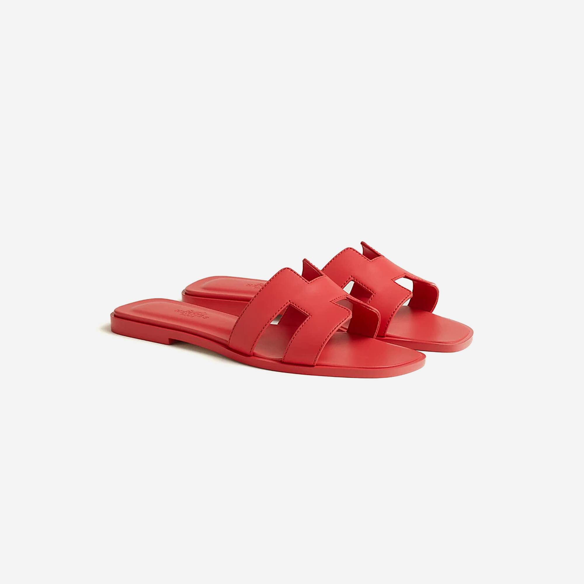 Hermes Oran sandal Rose Vermillon - view 2