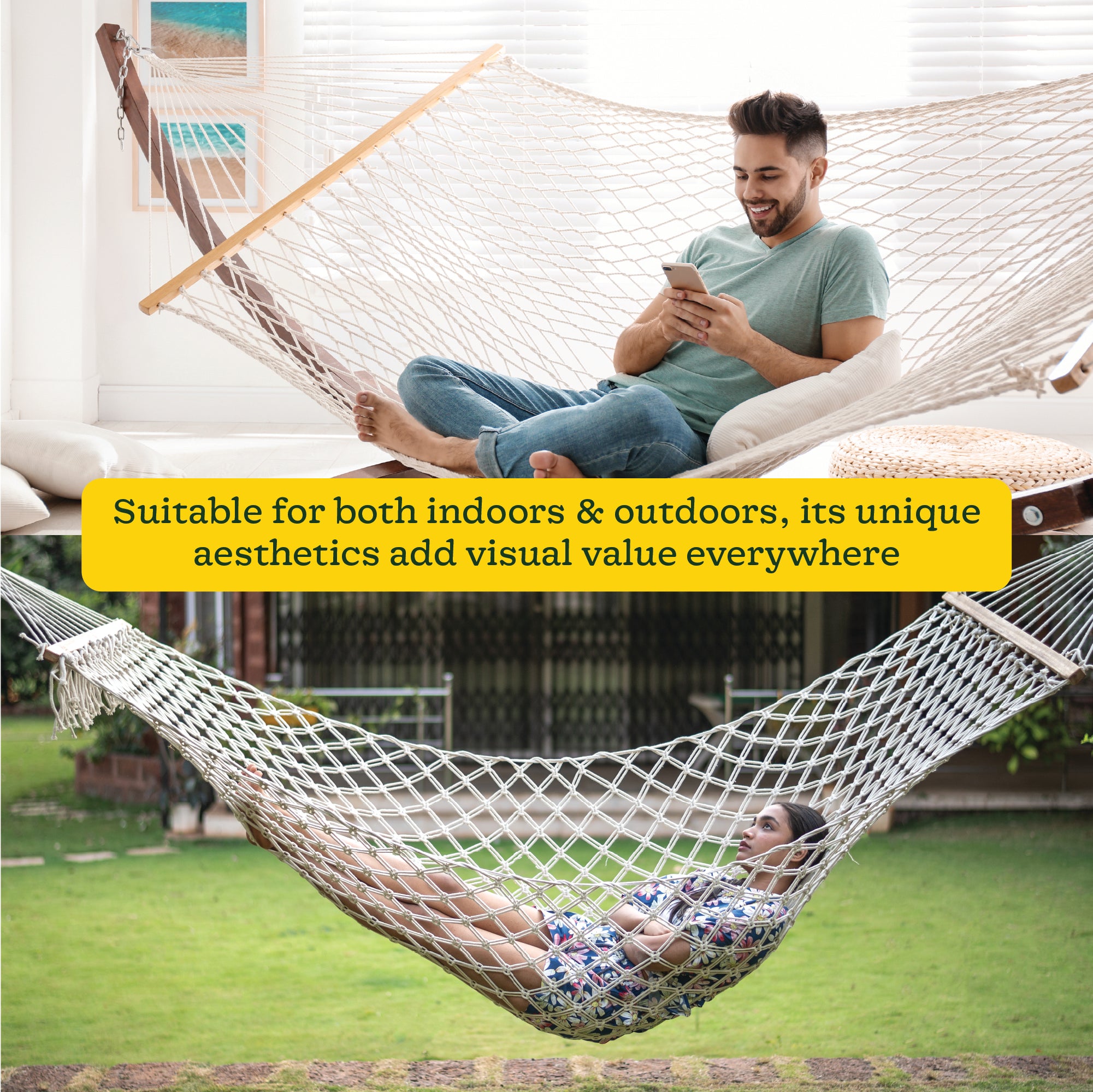 Ugaoo Cotton Mayan Hammock - view 6