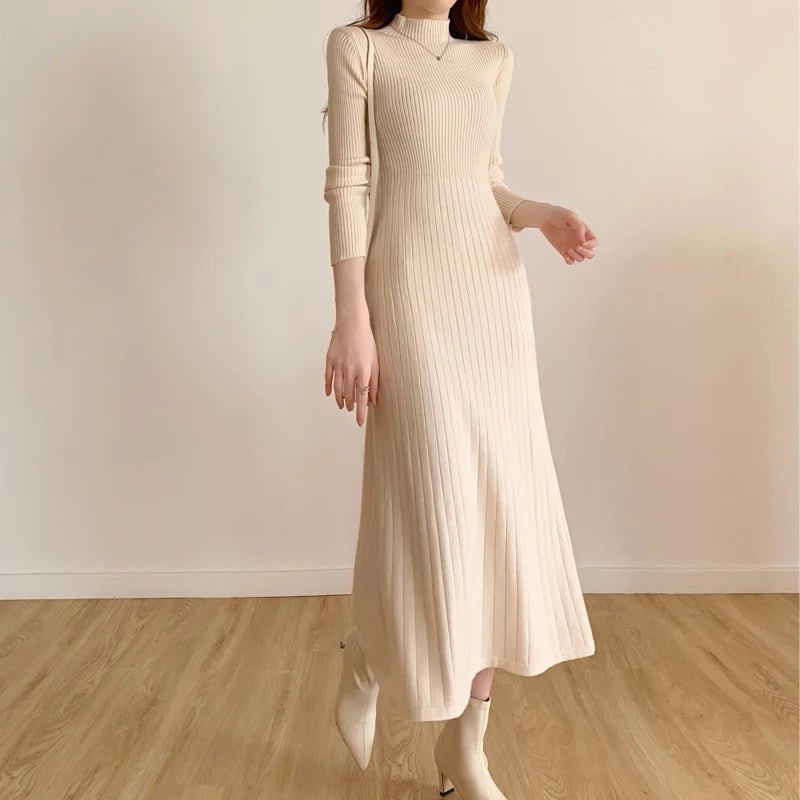 Alamode By Akanksha Misty Premium Woolen Knitted Midi Dress - view 2