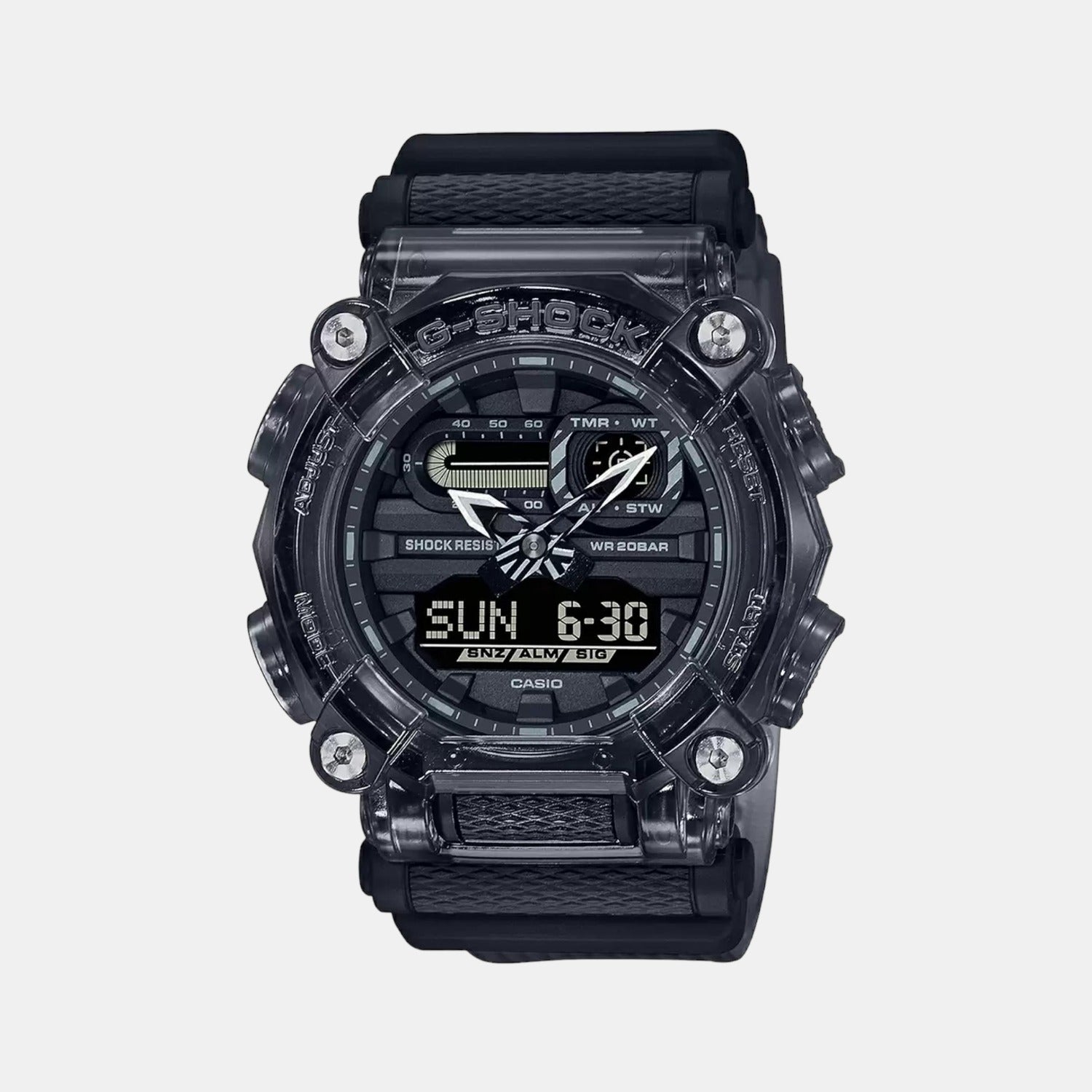 Casio G-Shock Men Quartz Black Dial Digital Resin Watch G1101