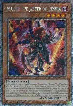 Yu-Gi-Oh! Aluber the Jester of Despia - RA02-EN016 - Platinum Secret Rare - 1st Edition