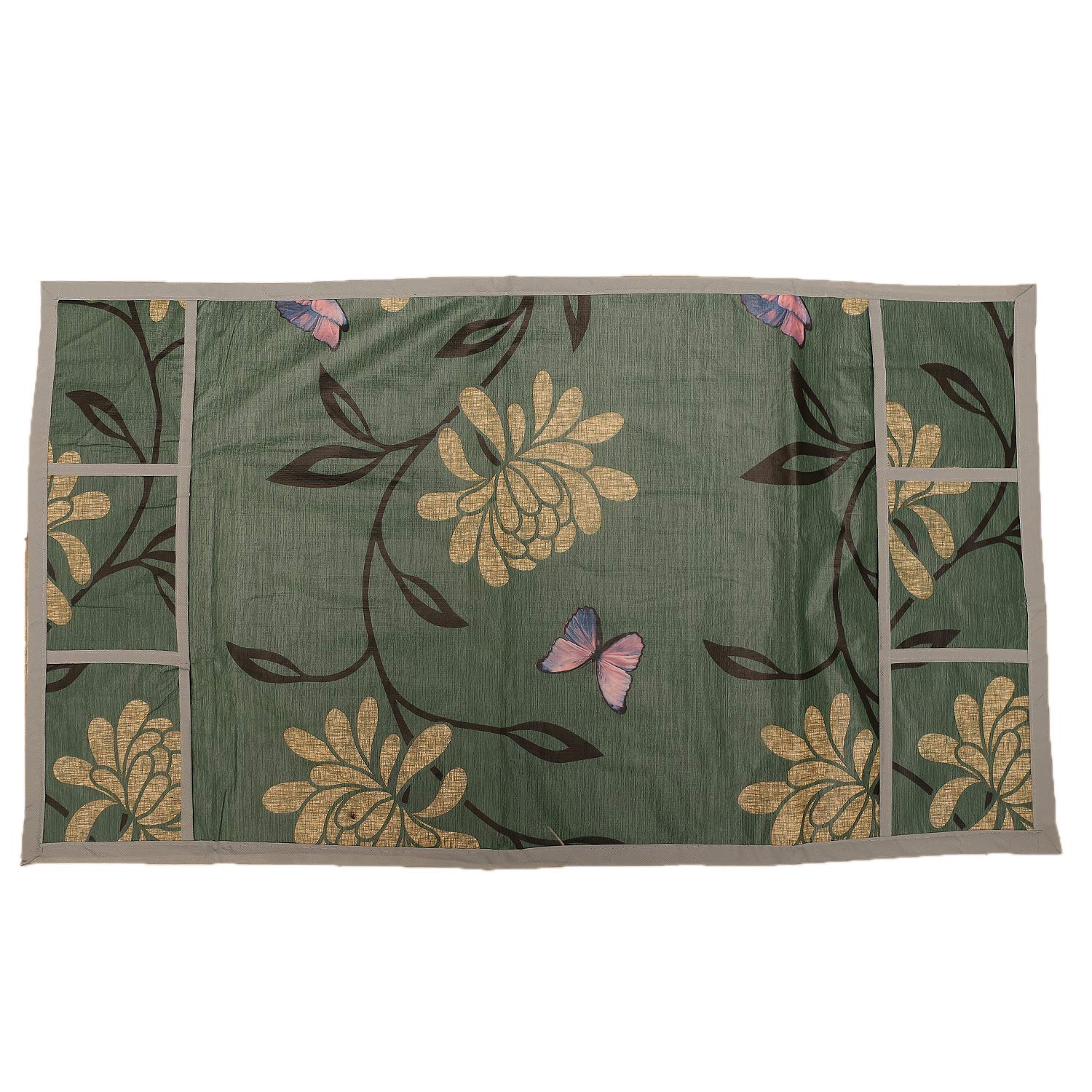 Kuber Industries PVC 3 Pieces Fridge Mats, 2 Piece Handle Cover and 1 Piece Fridge Top Cover (Green)-CTKTC32920 - view 7