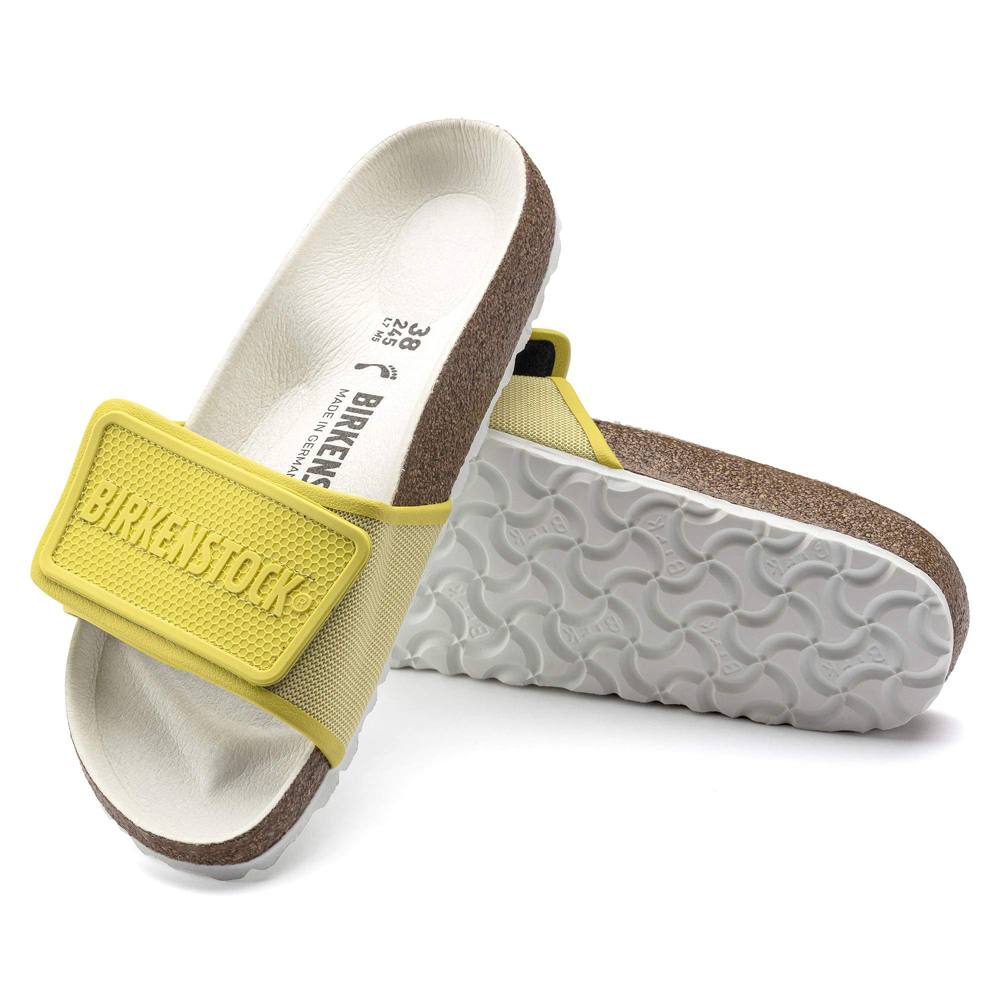 Birkenstock Tema Micro Fibre – Yellow Yellow/Lime Sour