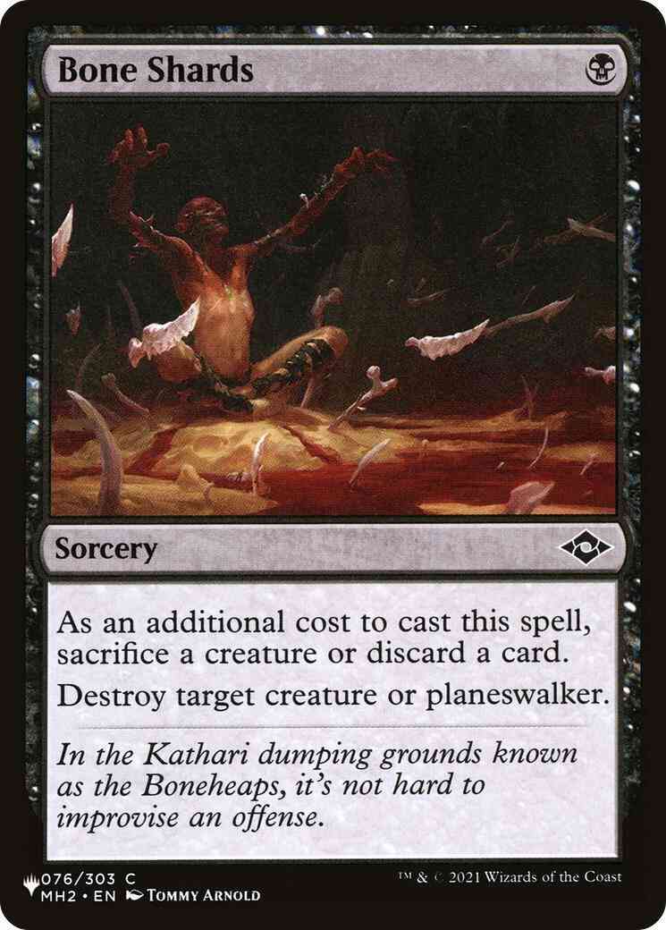 Bone shards mh2-76 – Magic Bone Shards [MH2-76] [The List] [Non-Foil]