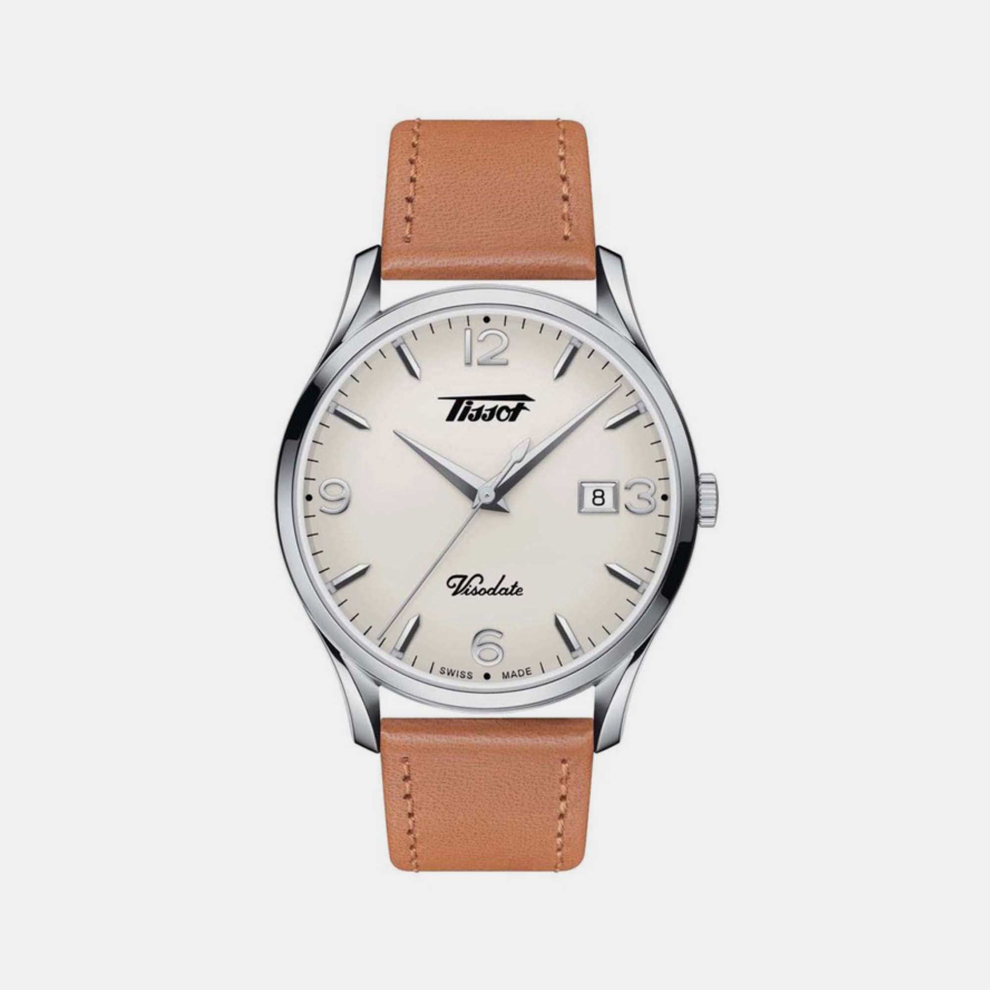 Tissot Heritage Visodate Men Analog Leather Watch T1184101627700