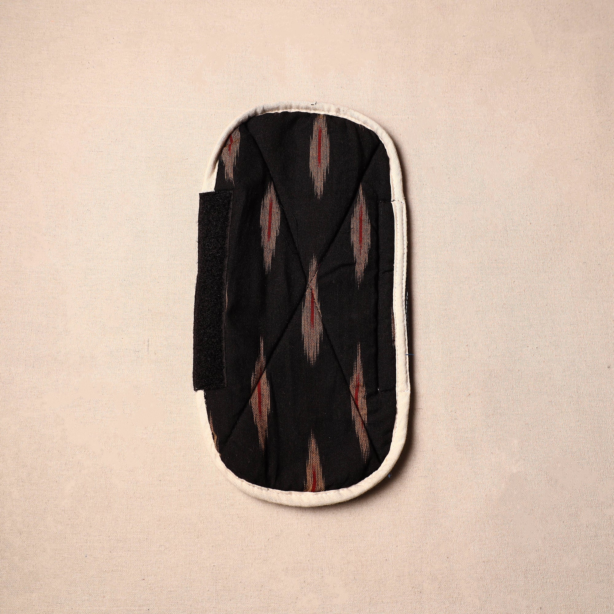 JALPARI Black - Handmade Cotton Fridge Handle Cover 02