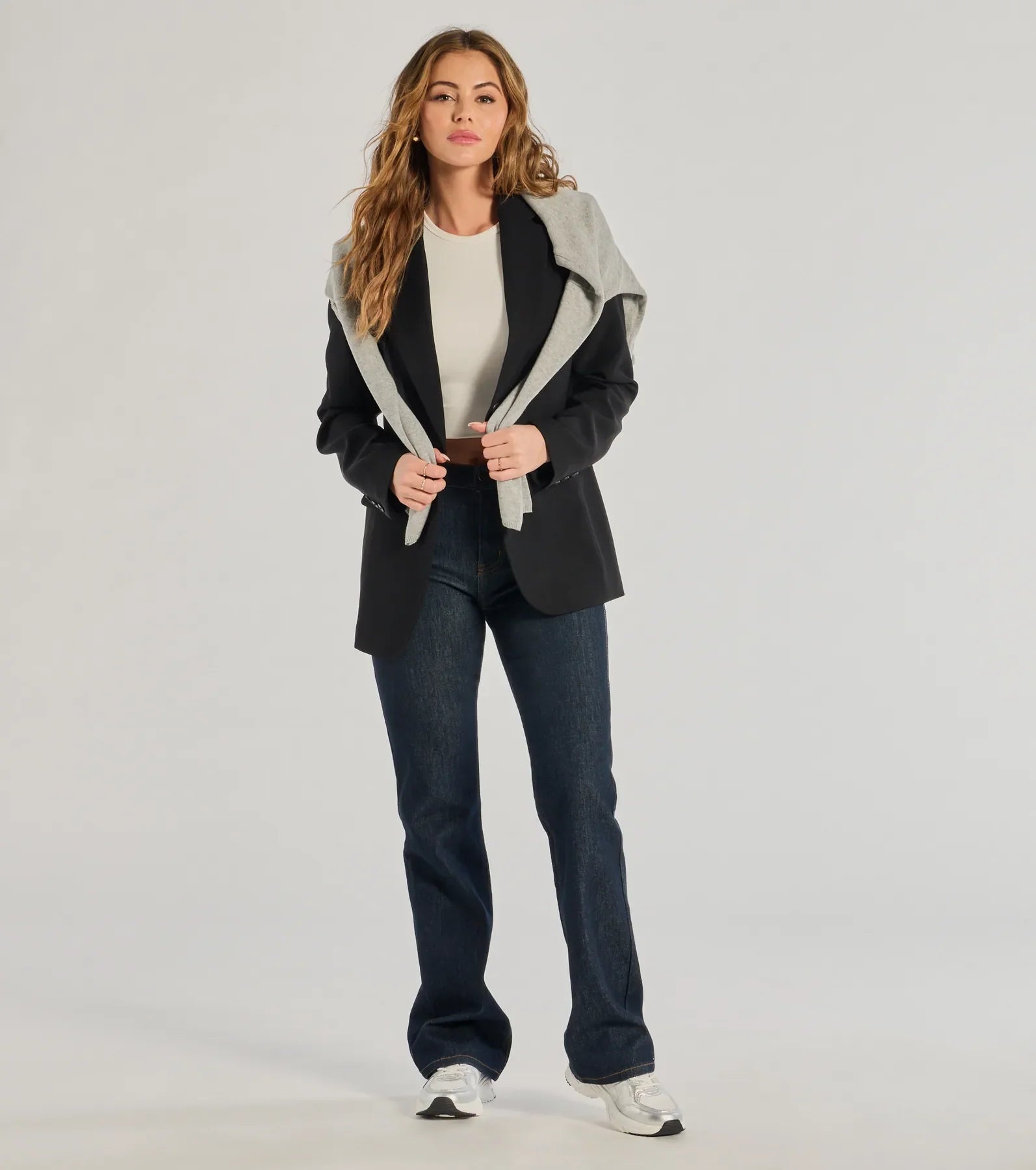 Windsor Elevated Chic High-Rise Straight Leg Denim Jeans