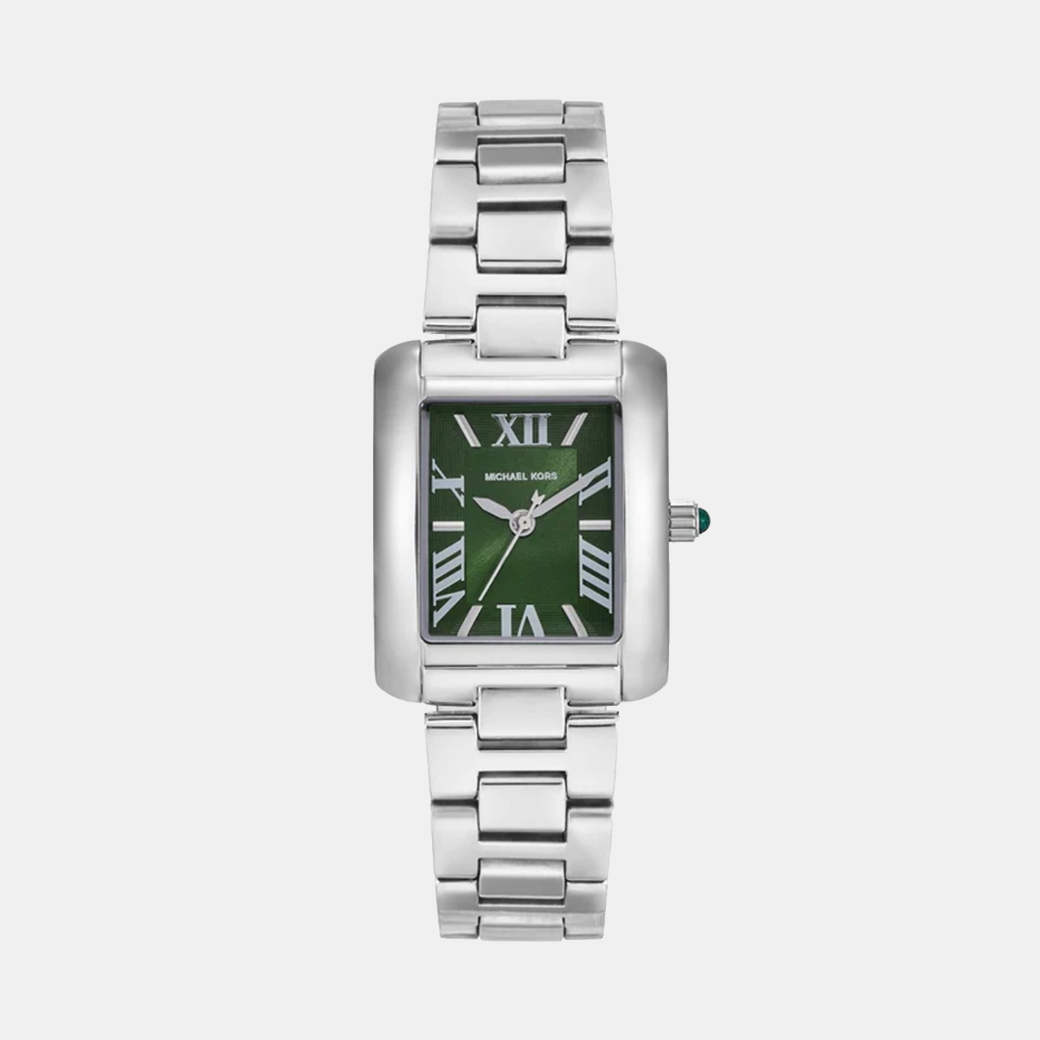 Michael Kors Emery Women Quartz Green Dial Analog Stainless Steel Watch MK4832