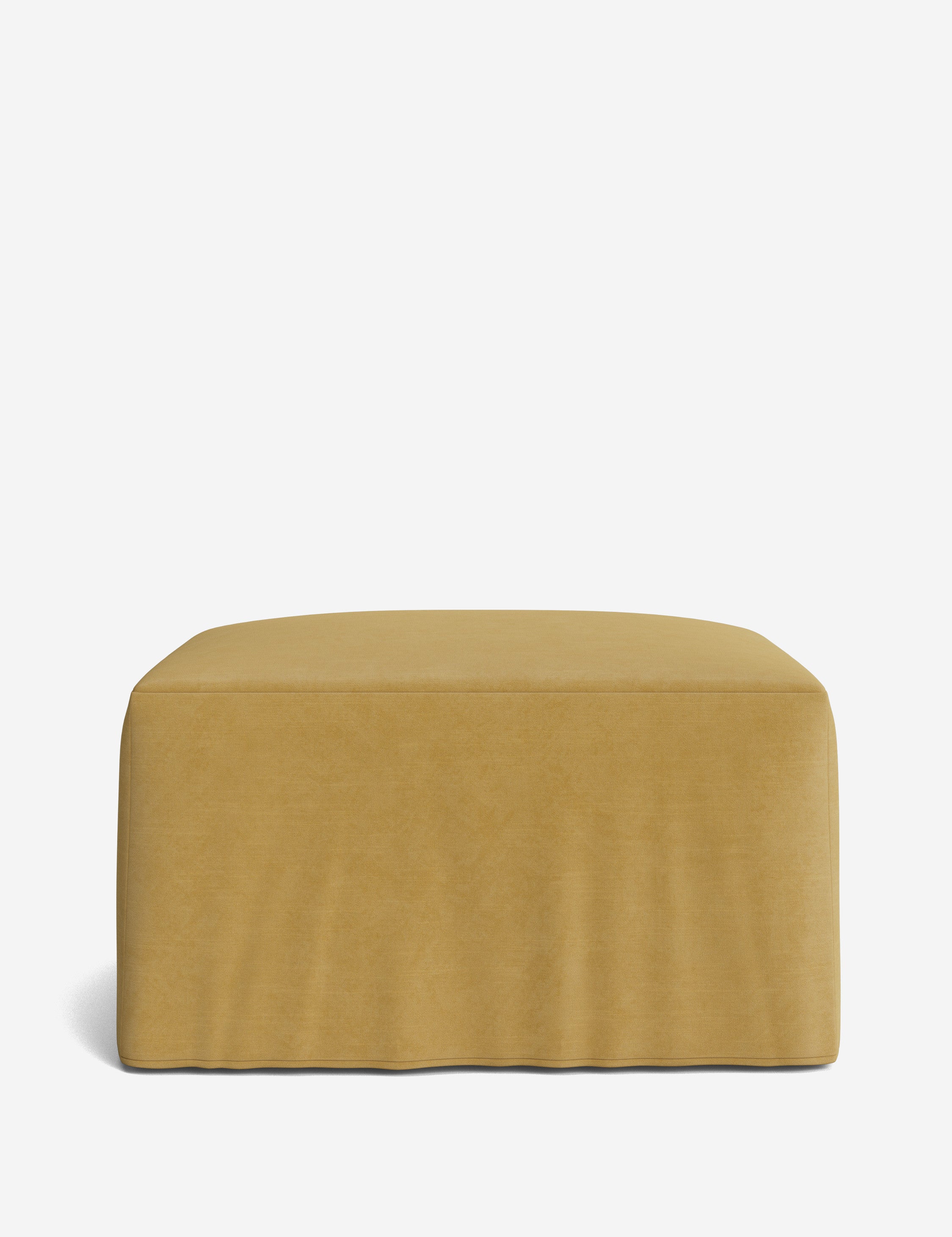 Lulu and Georgia Portola Slipcover Ottoman - view 19