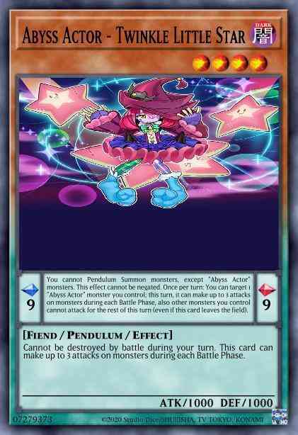 Yu-Gi-Oh! Abyss Actor - Twinkle Little Star - ROTD-EN081 - Common - 1st Edition