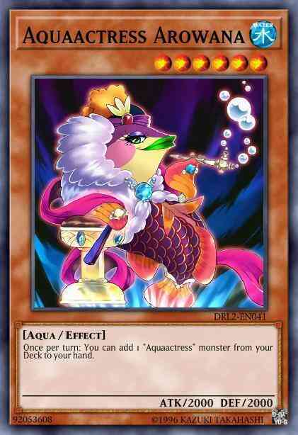 Yu-Gi-Oh! Aquaactress Arowana - DLCS-EN092 - Common - 1st Edition