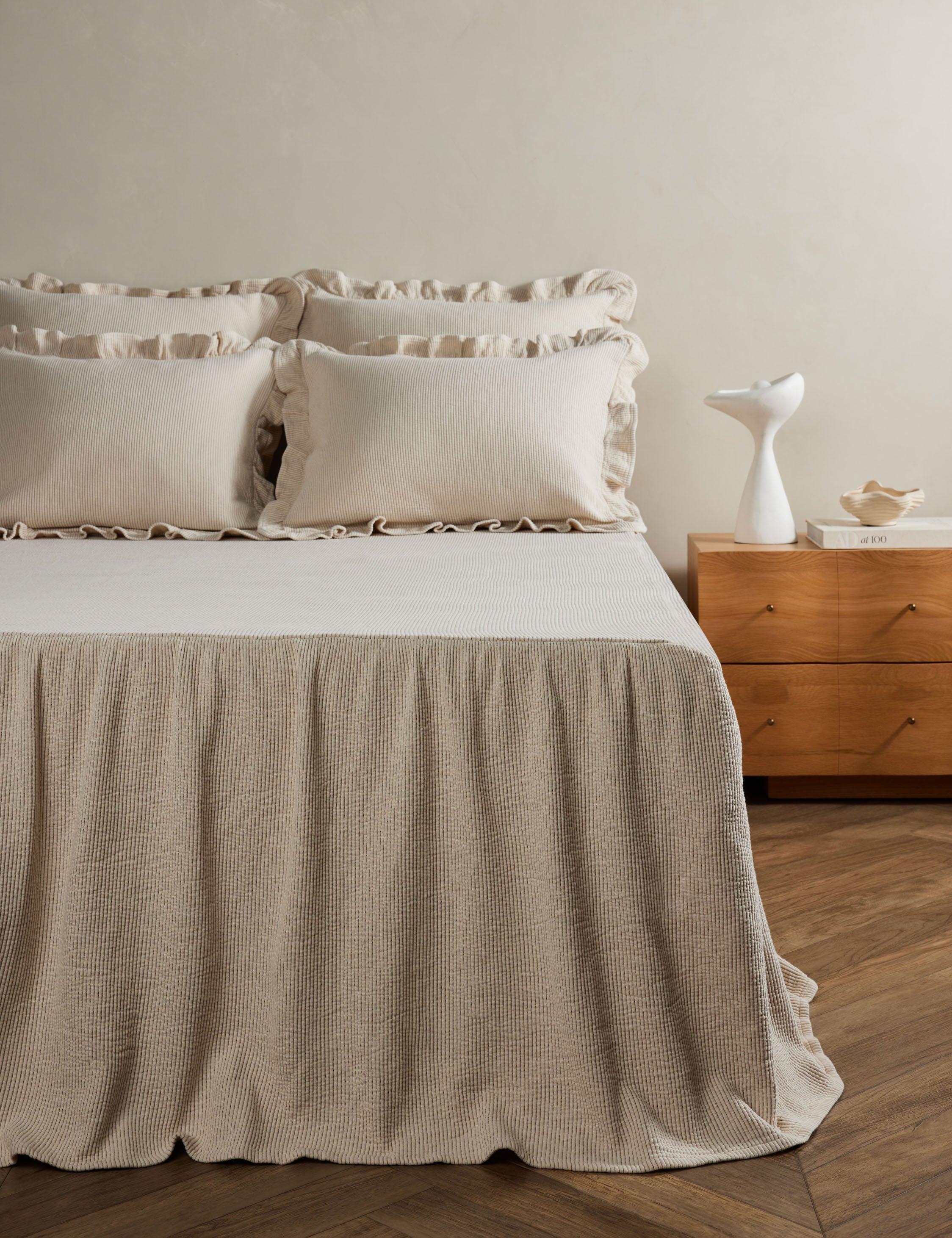 Lulu and Georgia Vekki Cotton Bedspread by Sarah Sherman Samuel