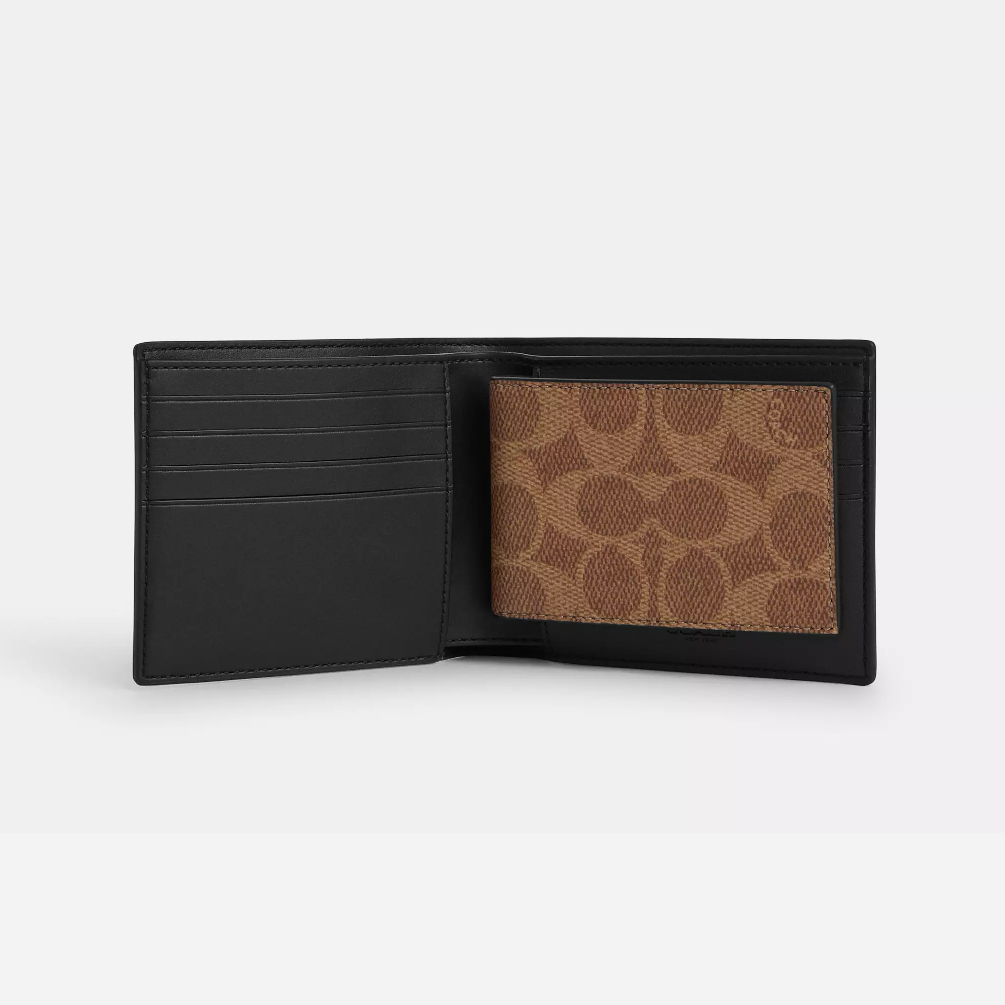 Coach 3 In 1 Wallet In Signature Canvas - view 2