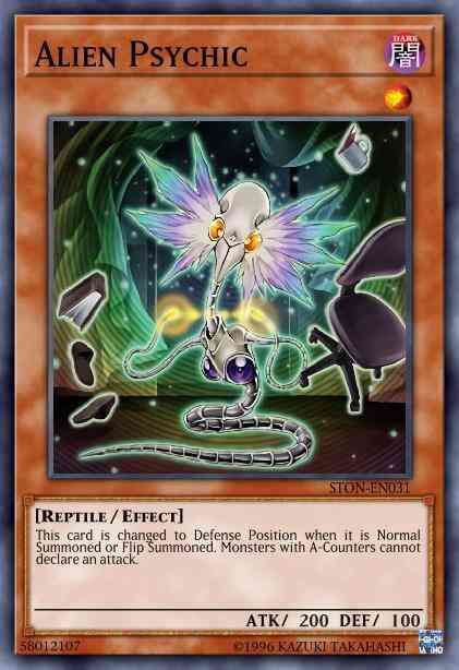 Yu-Gi-Oh! Alien Psychic - STON-EN031 - Common - 1st Edition