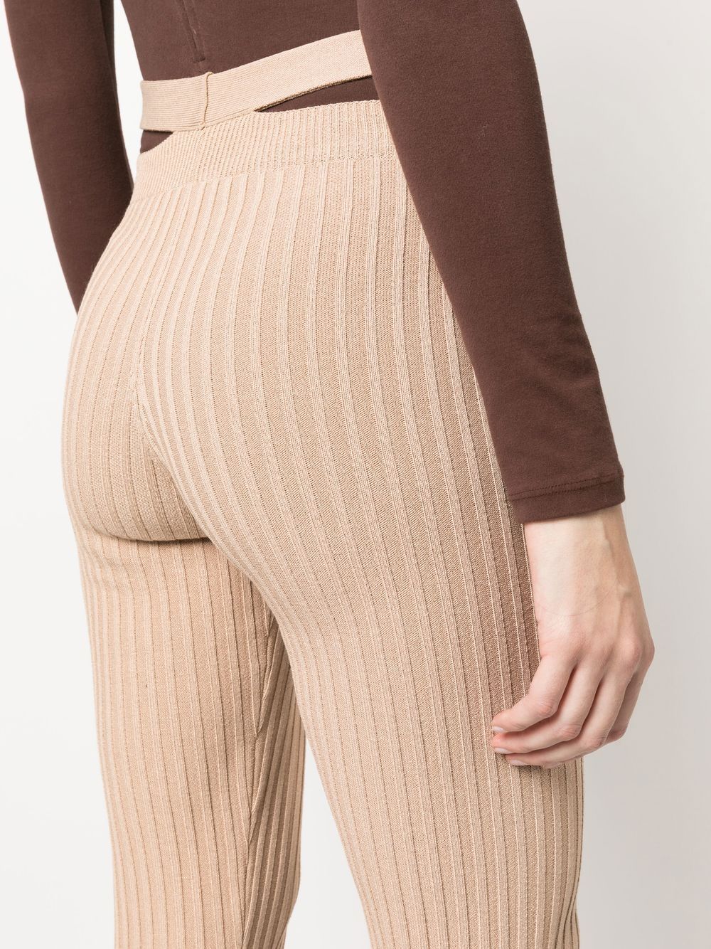 AndreĀdamo AndreÄdamo Printed cut-out trousers - view 5