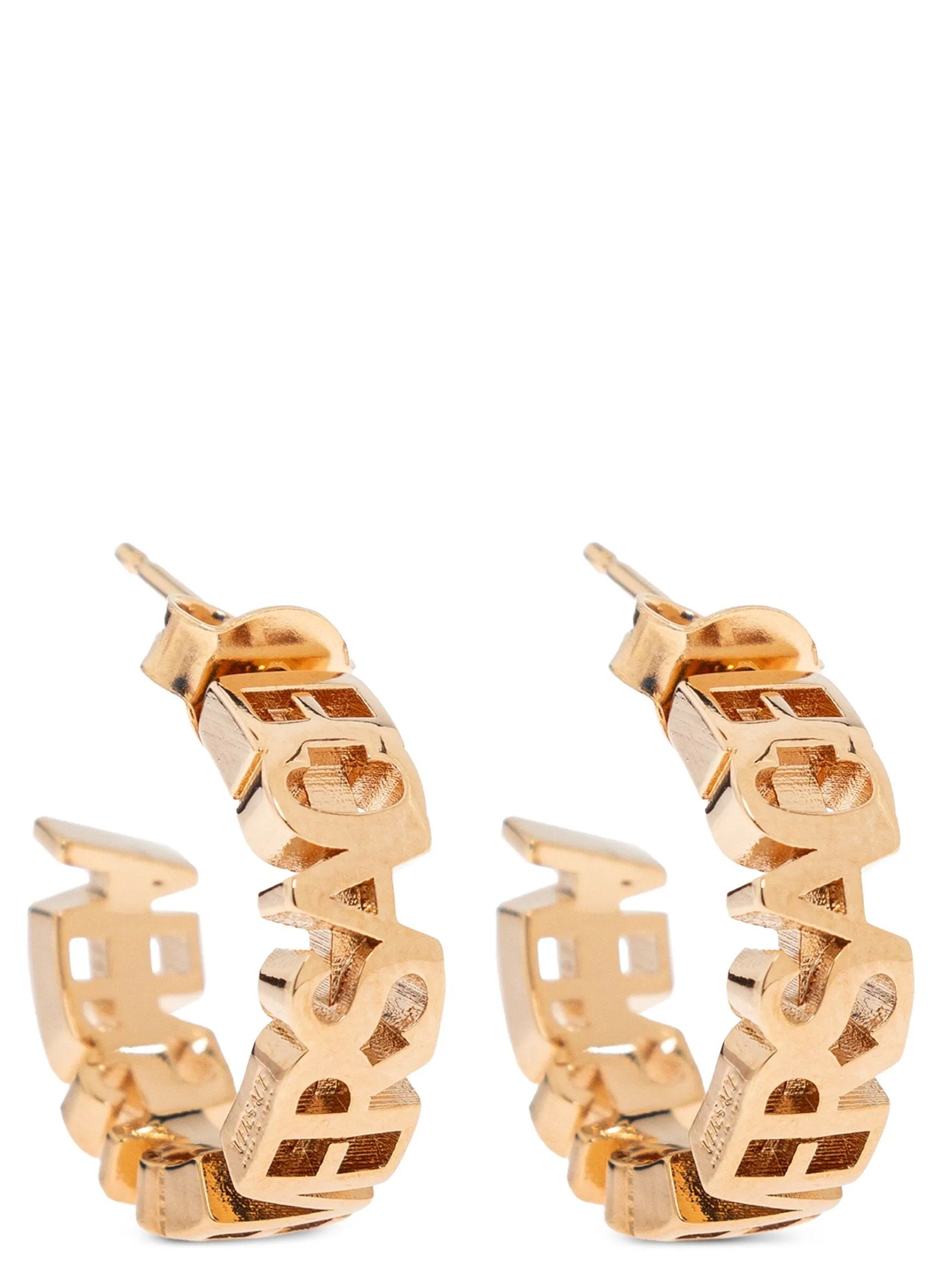 Versace Logo Earrings – 100% metal