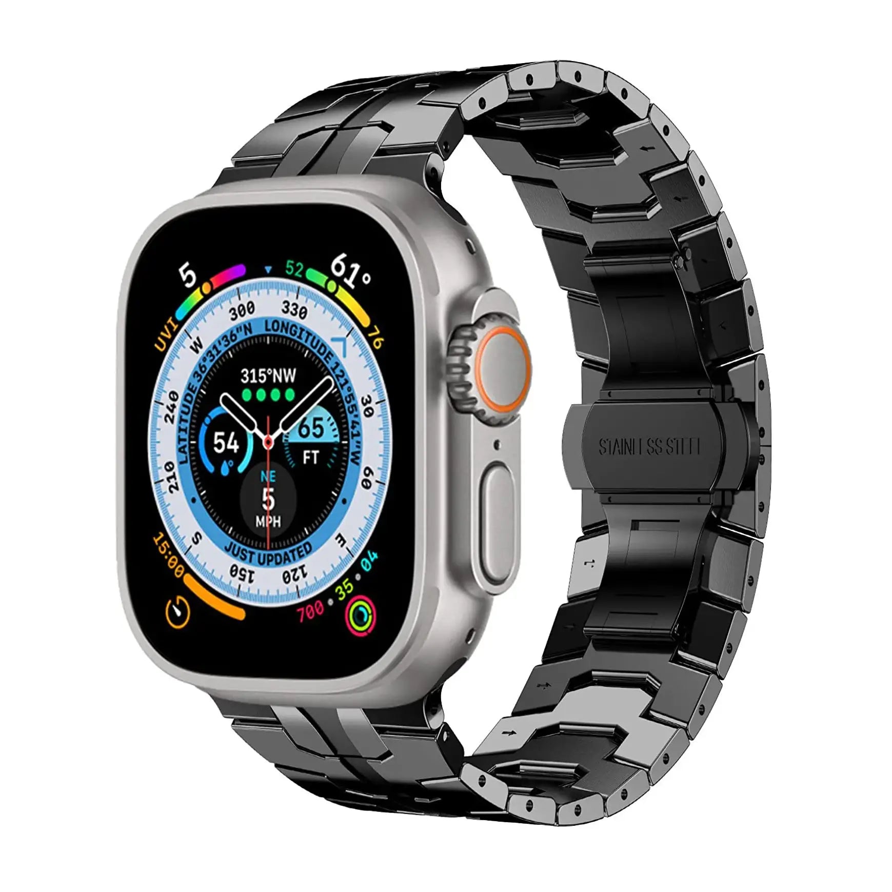 Million Cases Luxury Interwoven Metal Strap for Apple Watch