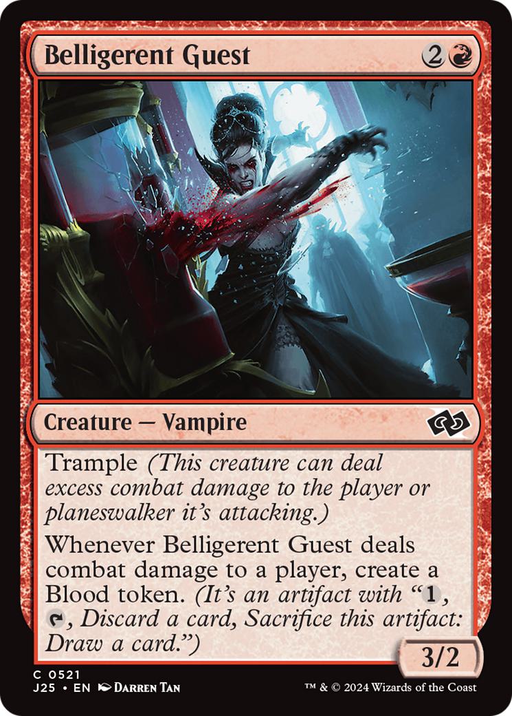 Belligerent guest 521 – Magic Belligerent Guest [521] [Foundations: Jumpstart] [Non-Foil]