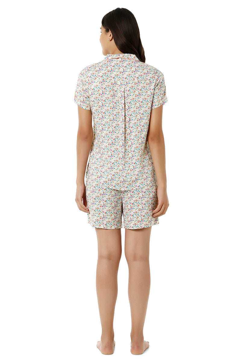 Amante Sleep Shorts Set - Ditsy Floral Print - view 3