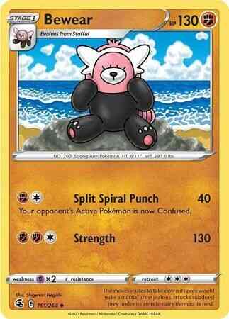 Uncommon swsh8-151 non-holo – Pokémon Bewear - 151/264 - Uncommon [SWSH8-151] [Non-Holo]