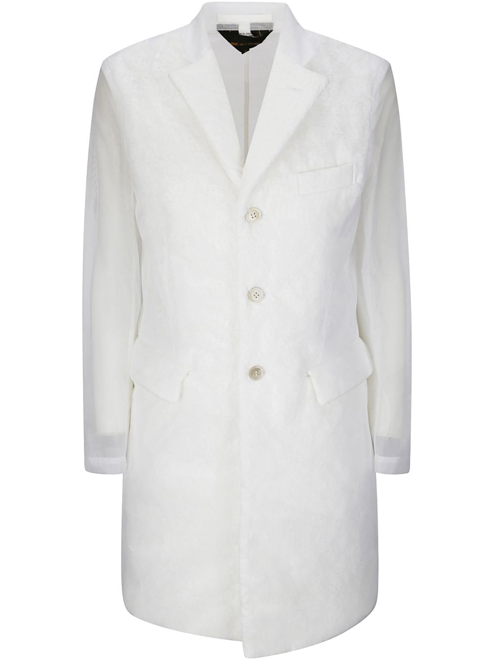 Comme Des Garcons Single-breasted coat – Nylon 100%