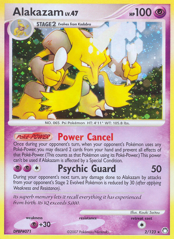 Rare holo dp2-2 – Pokémon Alakazam - 2/123 - Rare Holo [dp2-2] [Holo] - Alakazam - 2/123 - Rare Holo