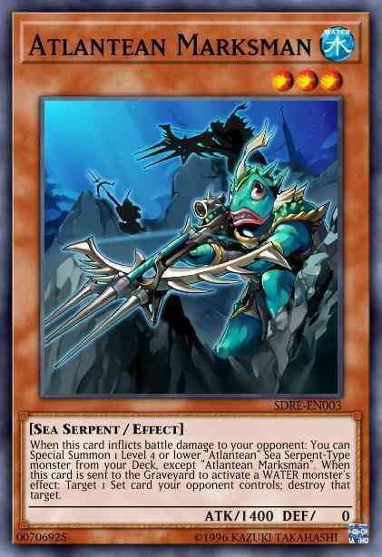 Yu-Gi-Oh! Atlantean Marksman - SDRE-EN003 - Common - 1st Edition