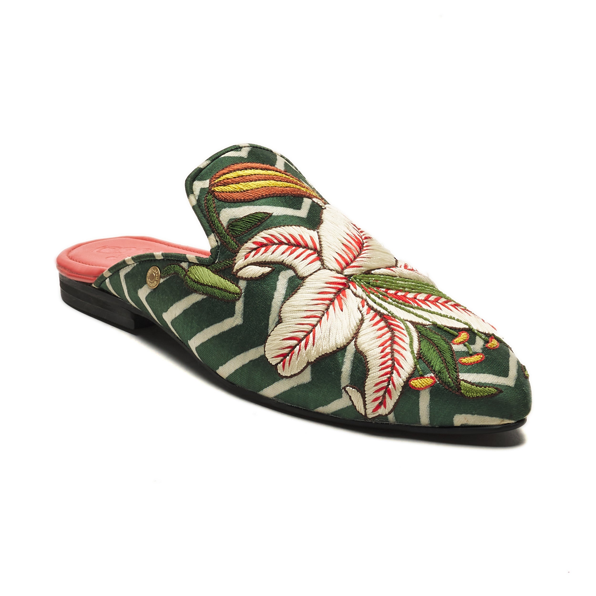 Banjaaran India The Enchanted Lillies Cone Mules Women - view 2