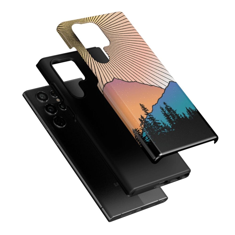 Casetry Golden Hour | Mountain Sunset Samsung Case - view 21