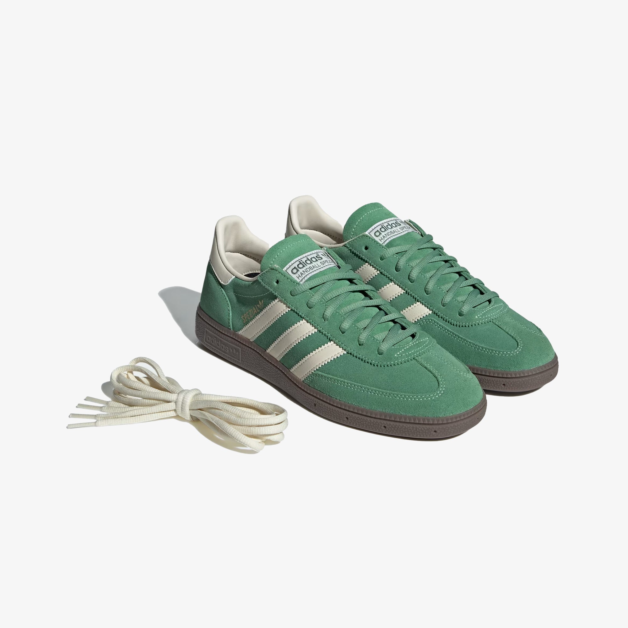 Adidas Originals | HANDBALL SPEZIAL { PRELOVED GREEN/CREAM WHITE/CRYSTAL WHITE - view 3