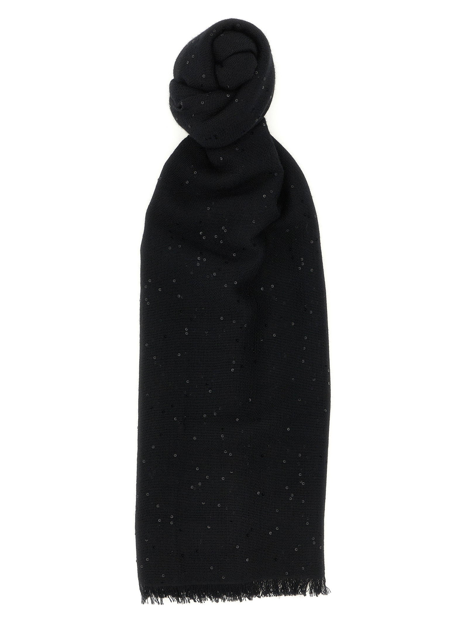 Brunello Cucinelli Diamante Scarf – 70% cachemire 30% silk