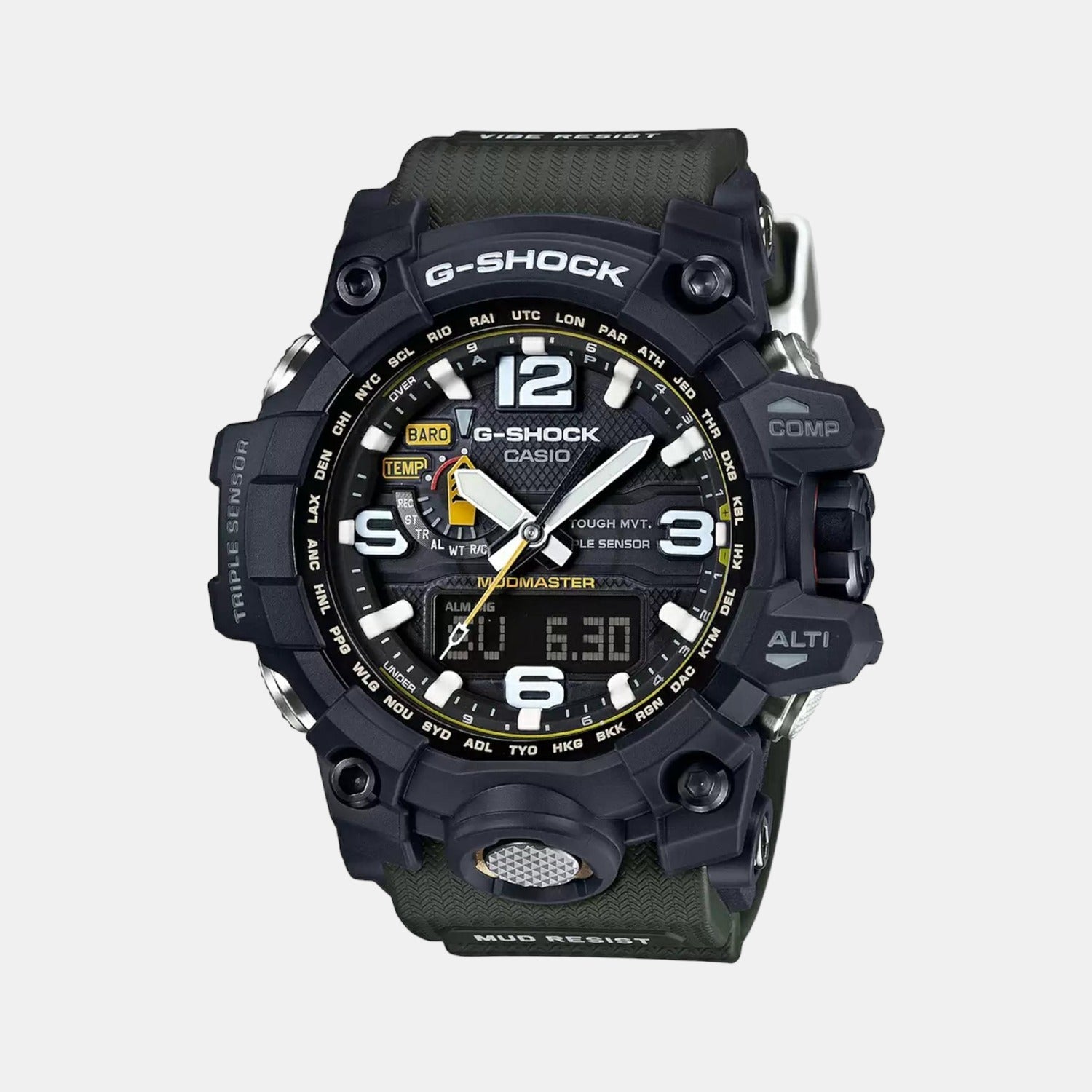 Casio G-Shock Men Quartz Black Dial Analog-Digital Resin Watch G652