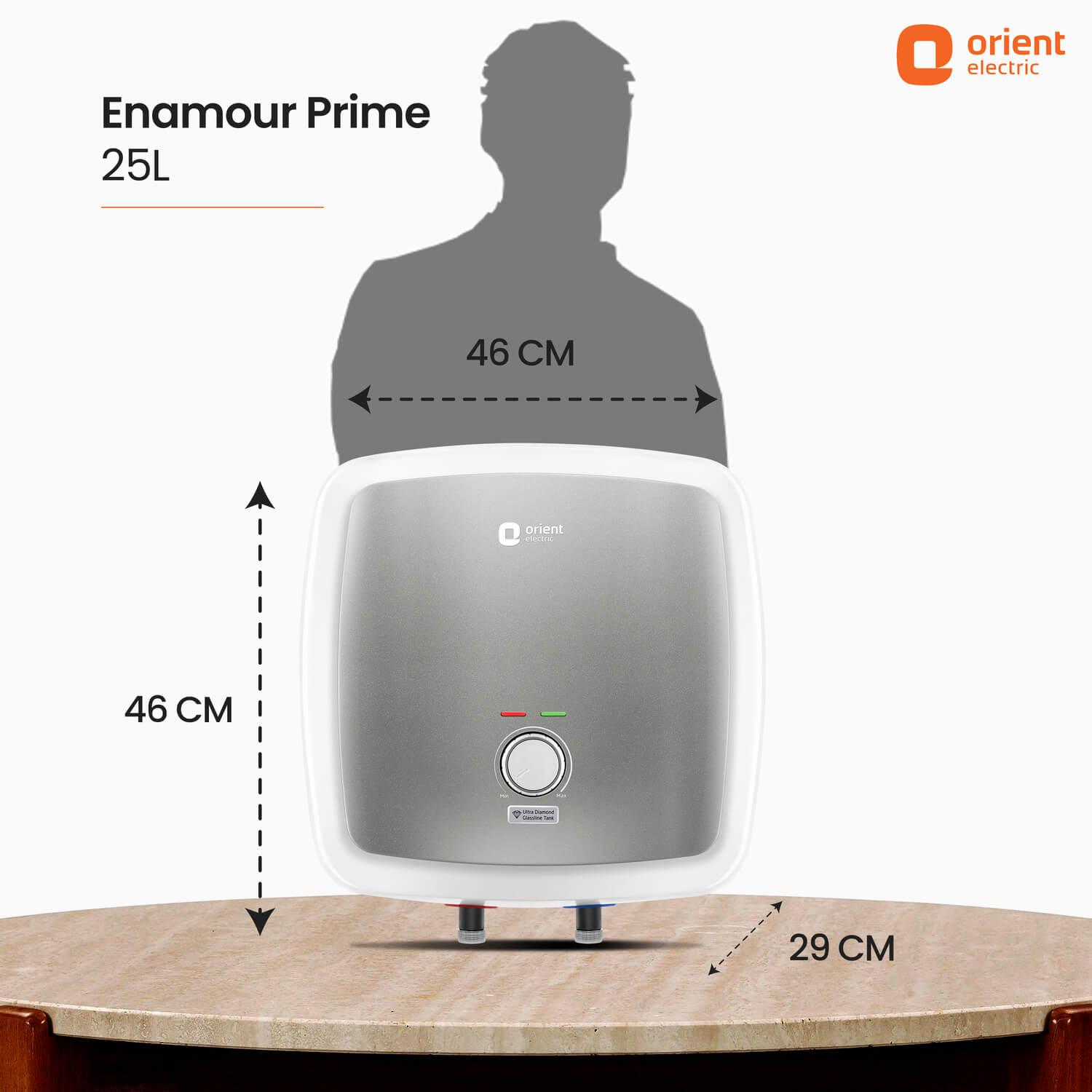 Orient Electric Enamour Prime 5 Star Rated Glassline Tank Storage Water Heater (Geyser) - view 26