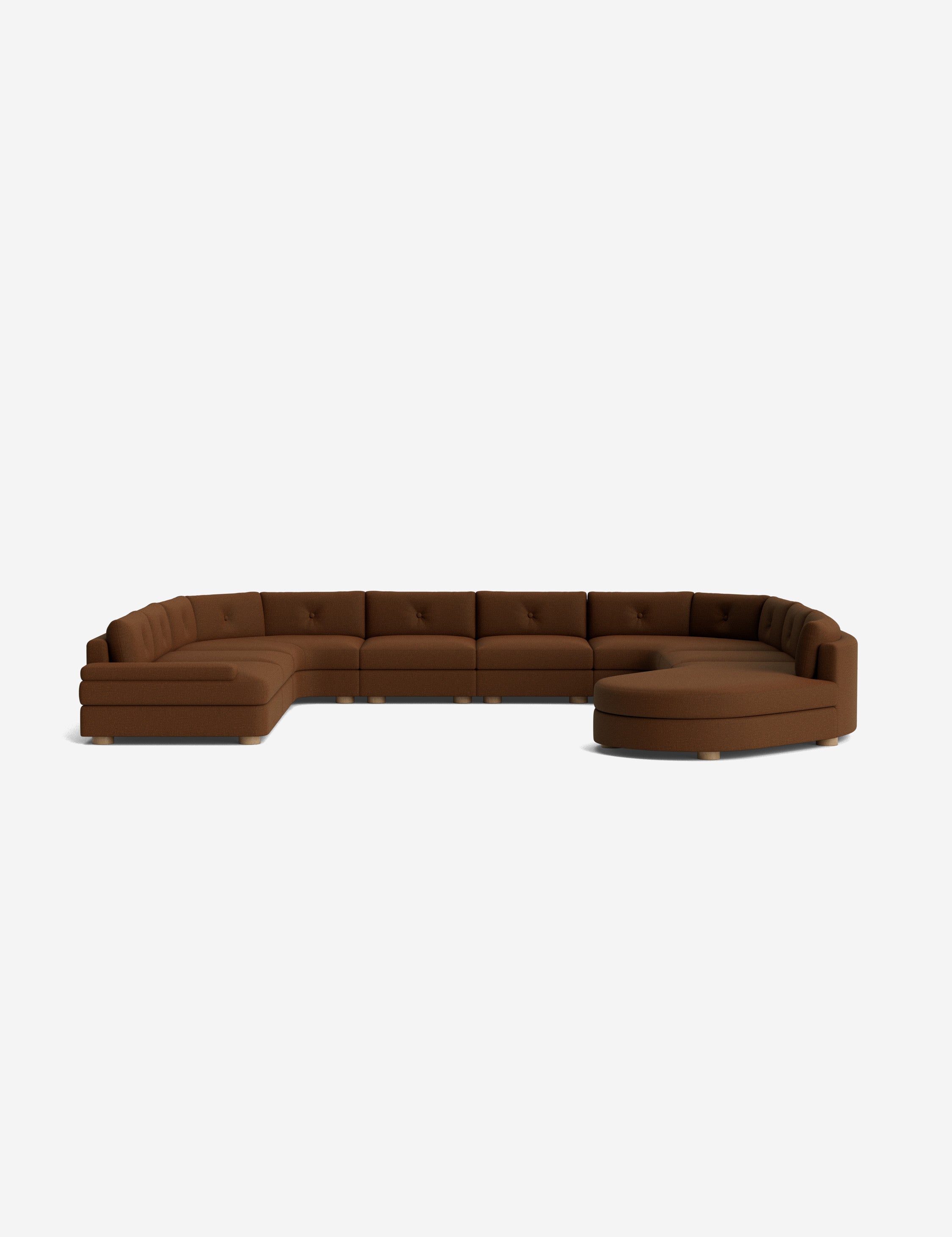 Lulu and Georgia Hill Modular U-Shaped Sectional Sofa - view 3