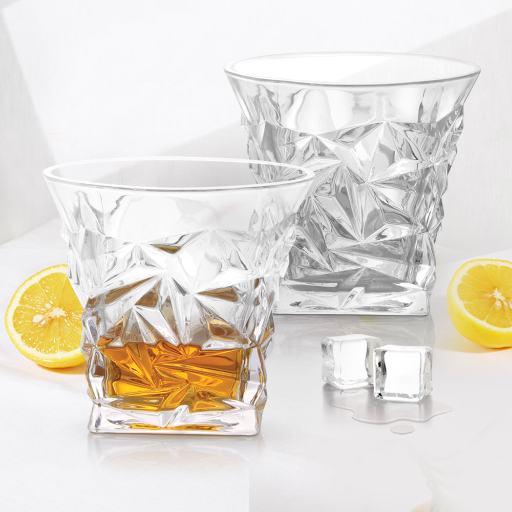 Glass tumbler transparent – Treo by Milton Regal On The Rocks 280 Glass Tumbler | Transparent | Set of 6 Pcs