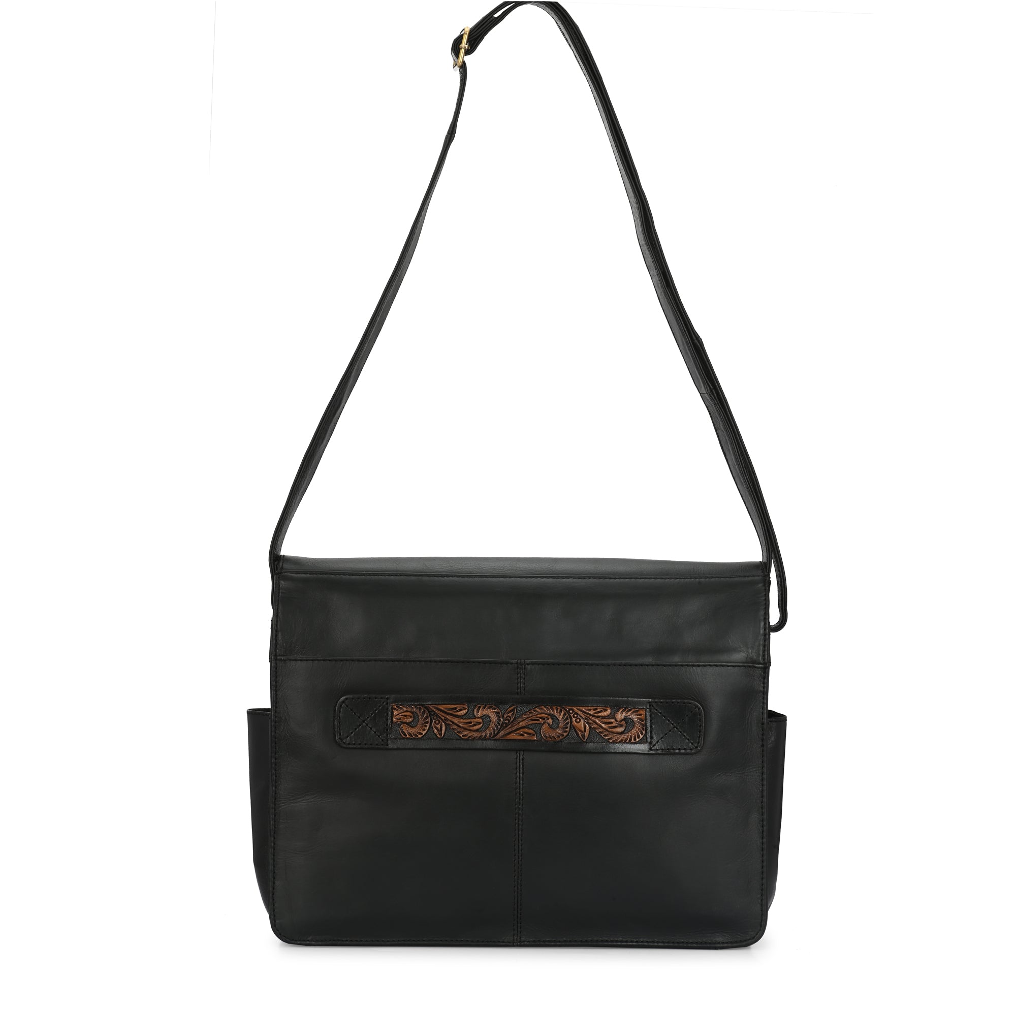 Hand-Carved Bags by Lafattio – Black - view 6