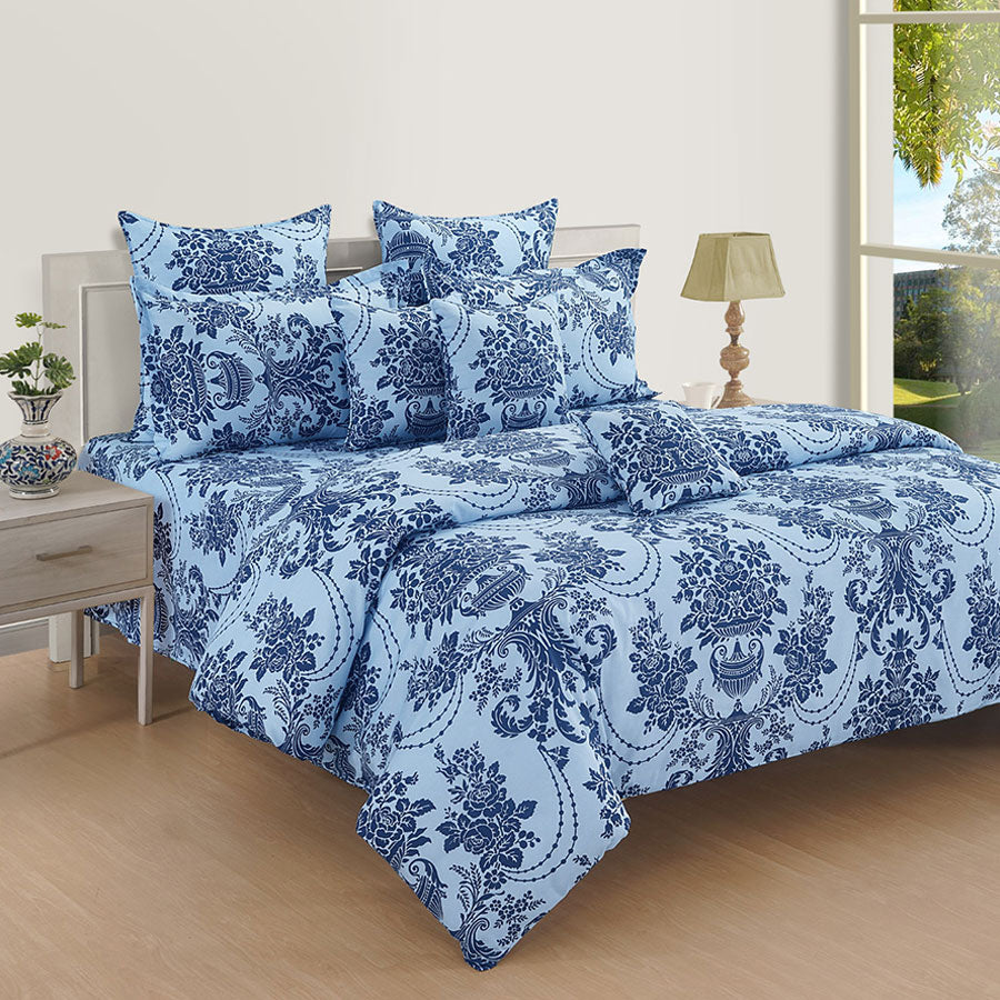Swayam India Sparkle Fitted Bed Sheet - 11071