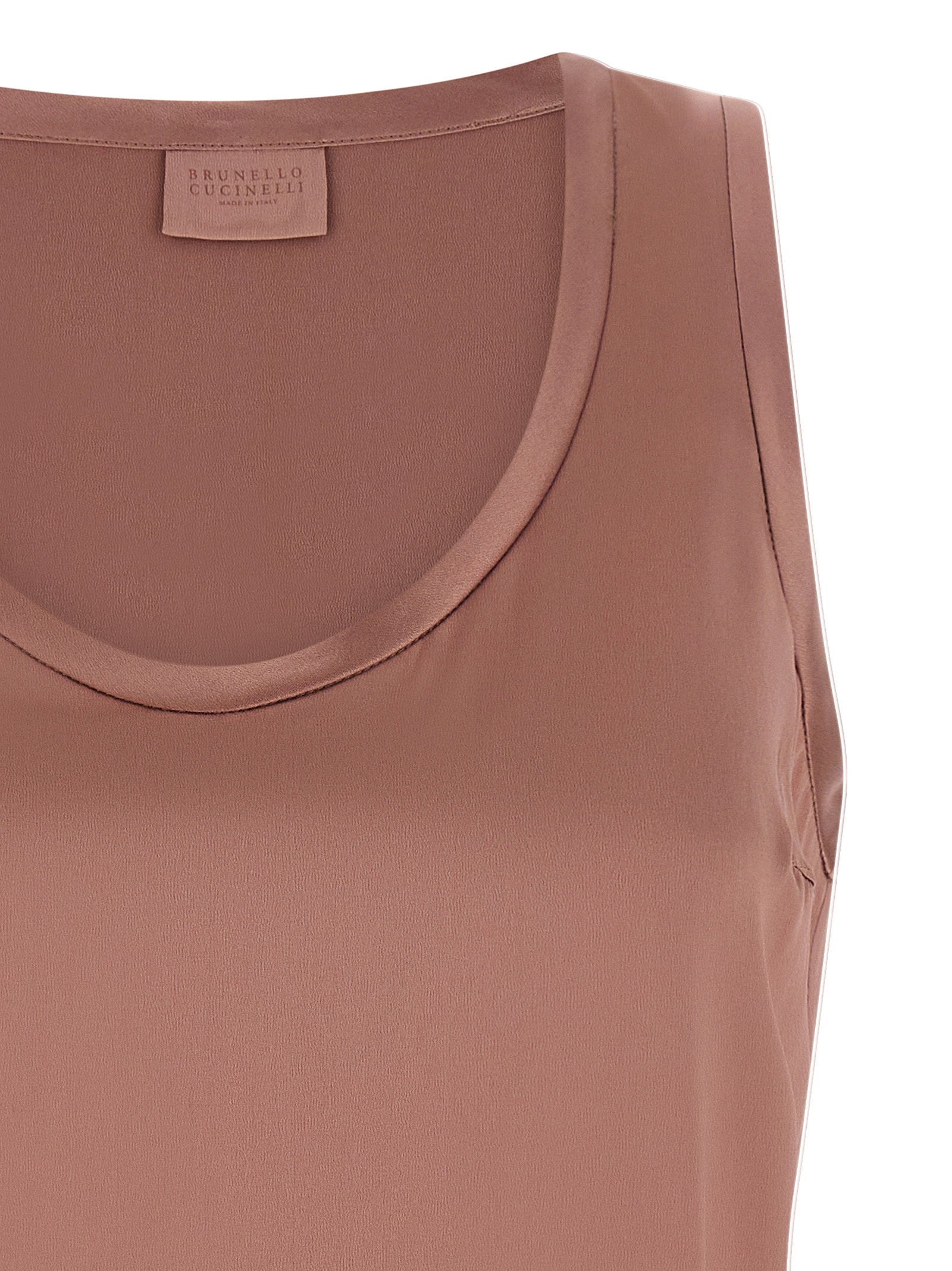 Brunello Cucinelli Satin Top – 96% silk, 4% elastane - view 3
