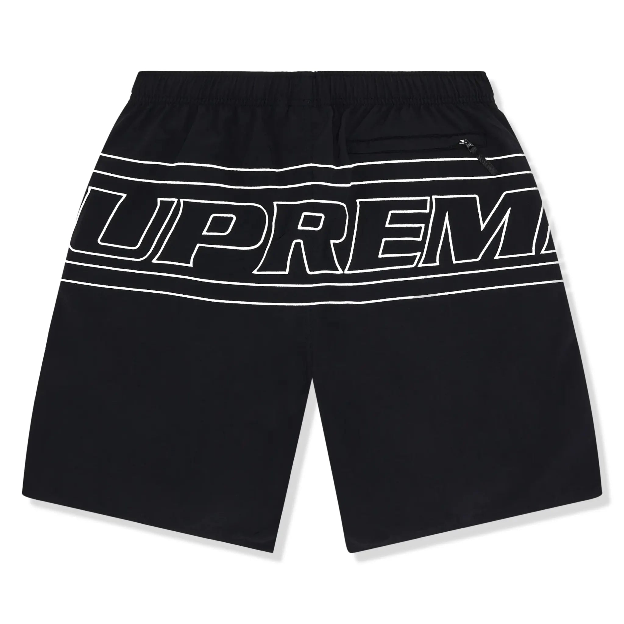 Supreme Big Logo Nylon Black Shorts - view 2