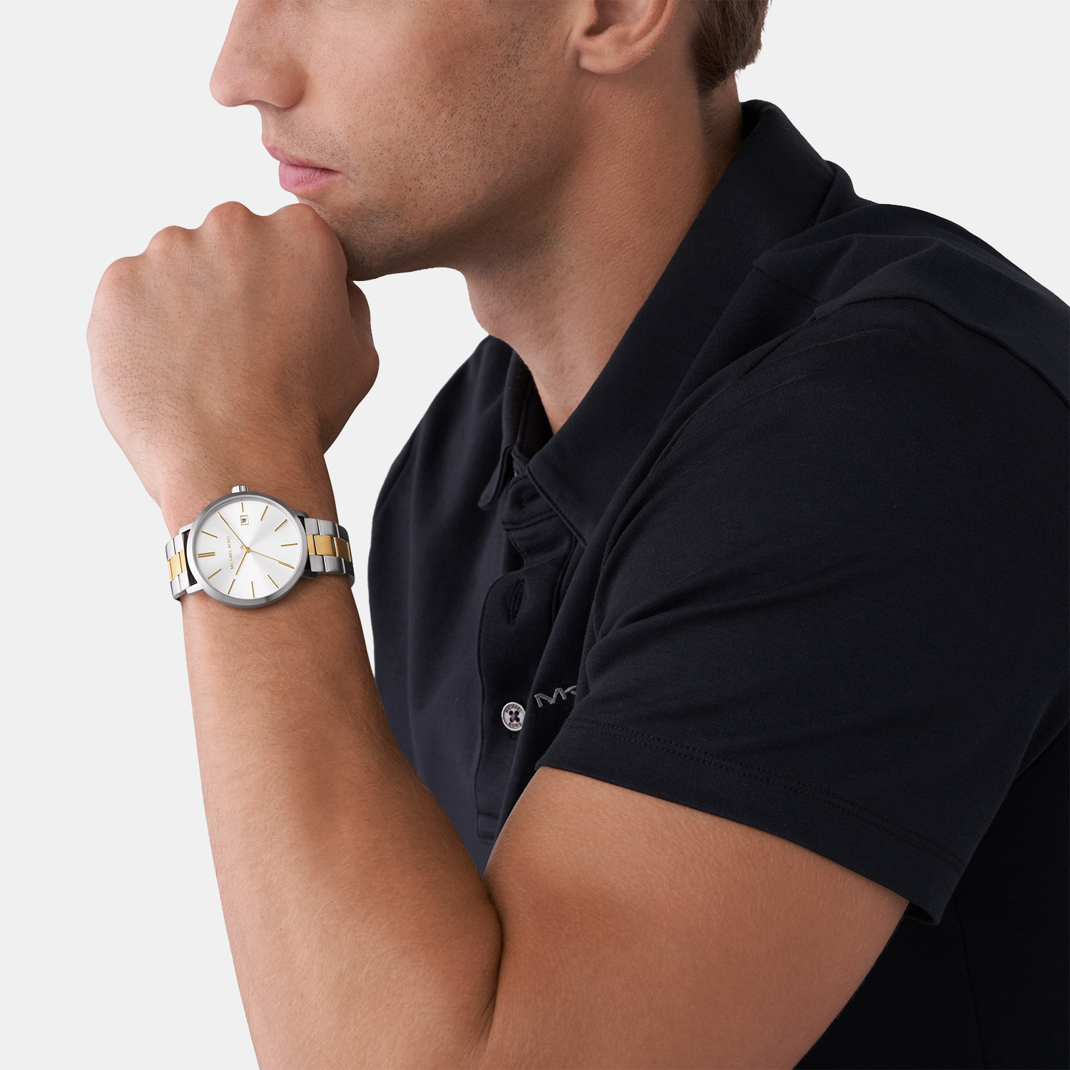 Michael Kors Blake Men Quartz White Dial Analog Stainless Steel Watch MK9134 - view 7