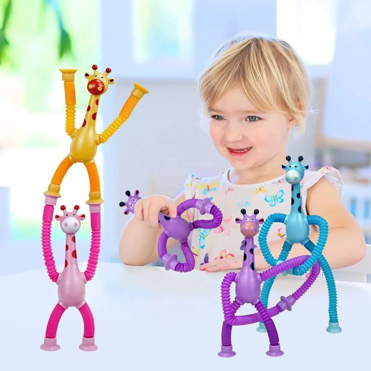 Catterton Shape-Changing Giraffe Telescopic Toys (Pack Of 2) - view 2