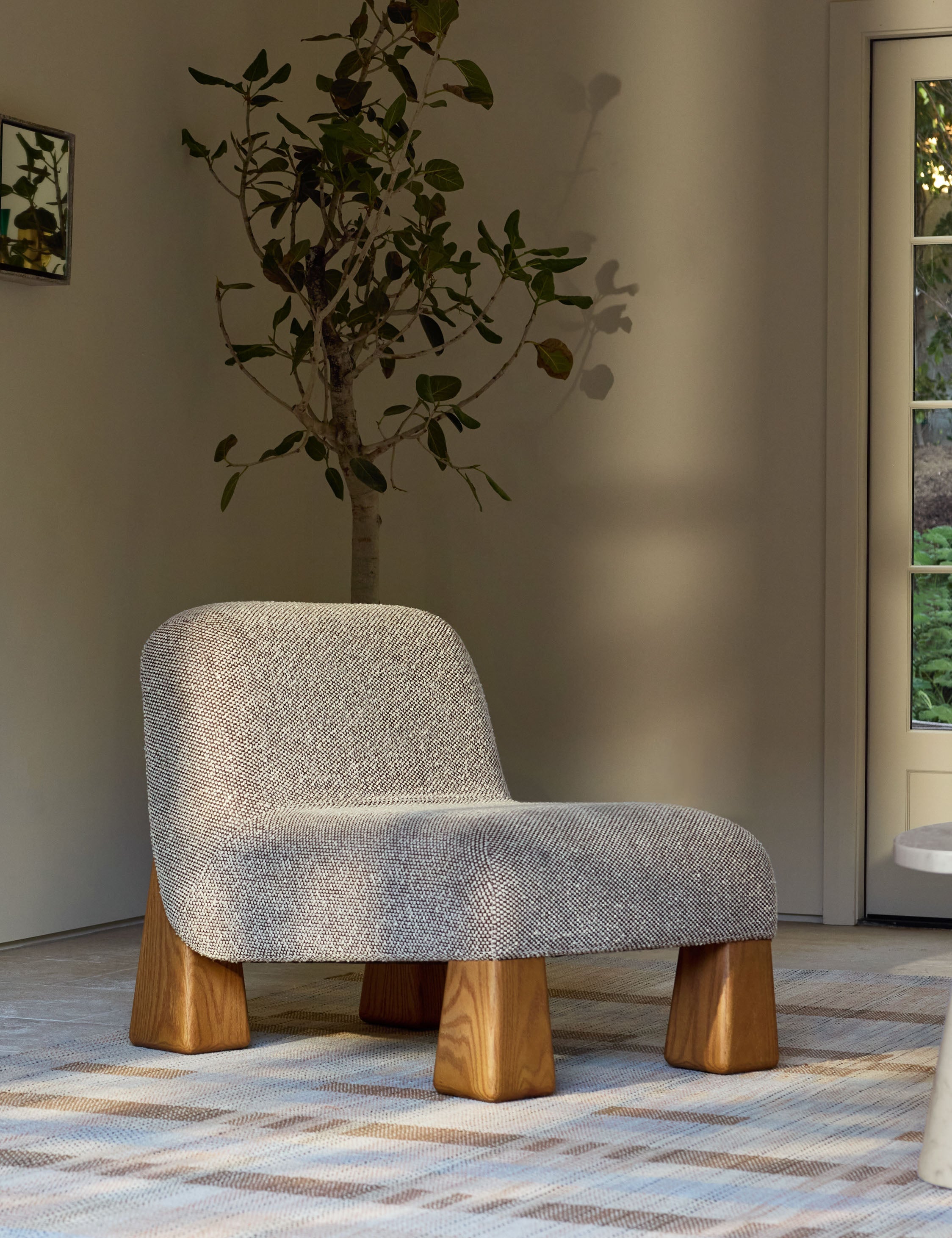 Lulu and Georgia Emelise Accent Chair – Cafe Basket Boucle - view 2