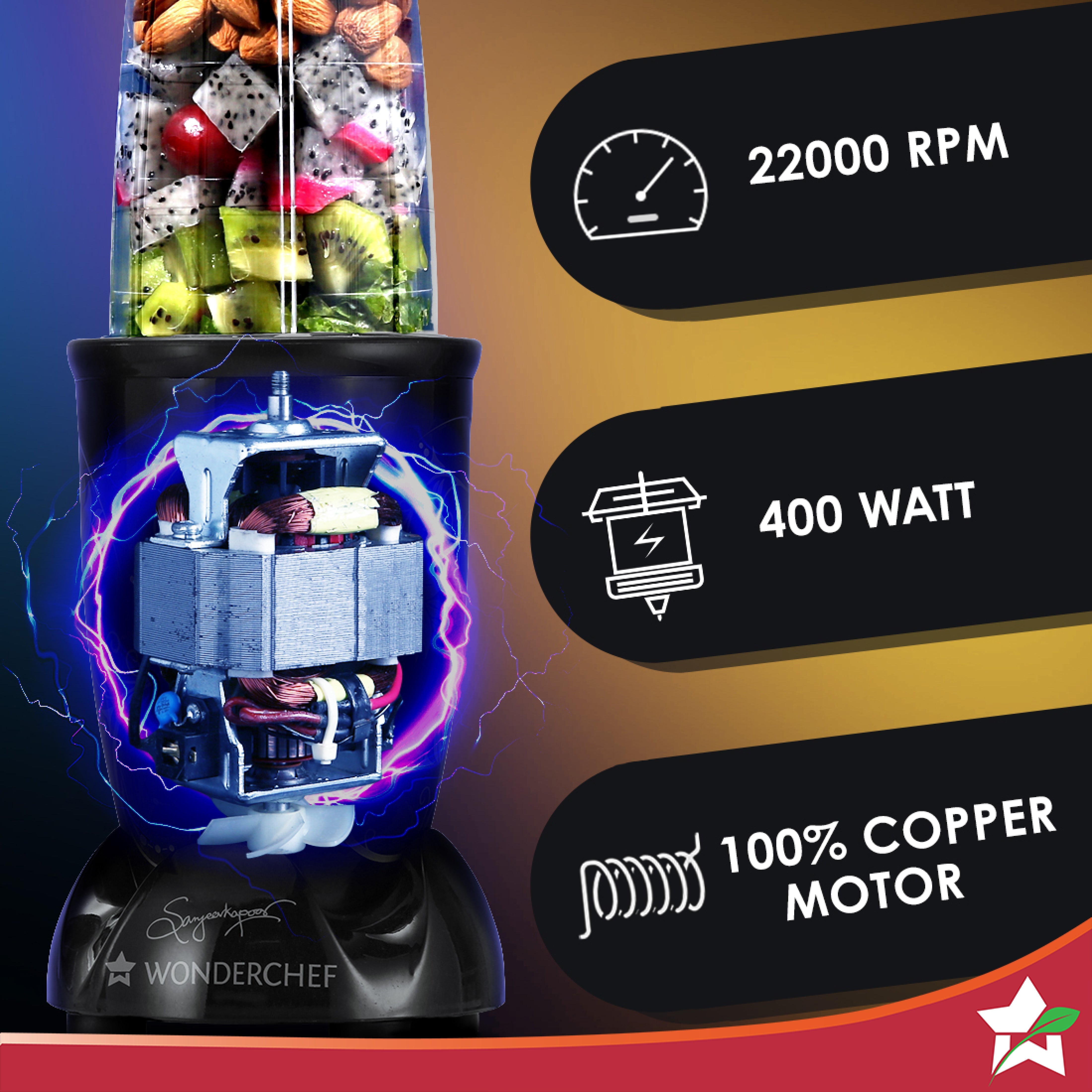 Wonderchef Renewed Nutri-blend | 400W | 22000 RPM - view 5