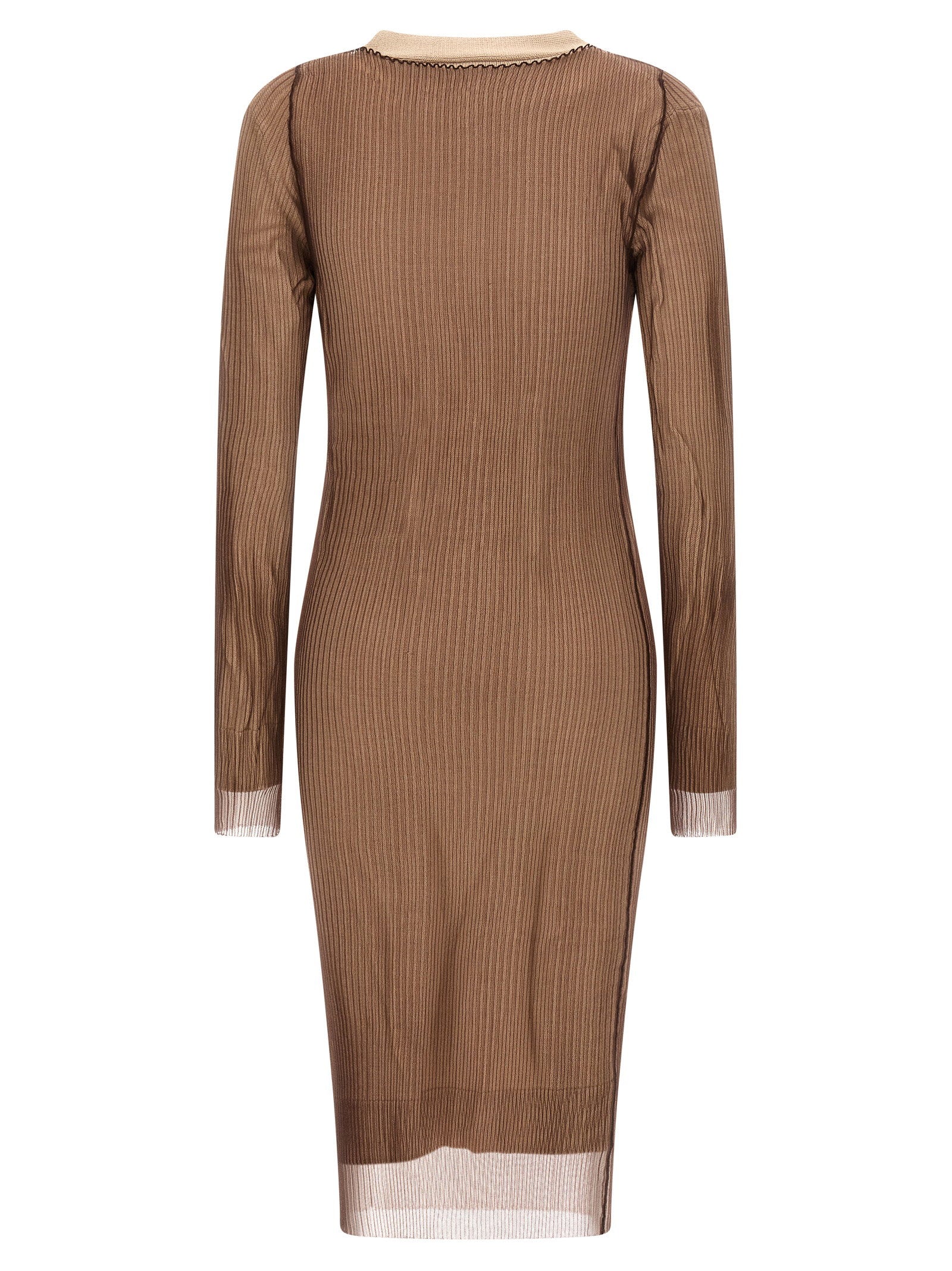 Mm6 Maison Margiela Trapped Double Layer Dress - view 2