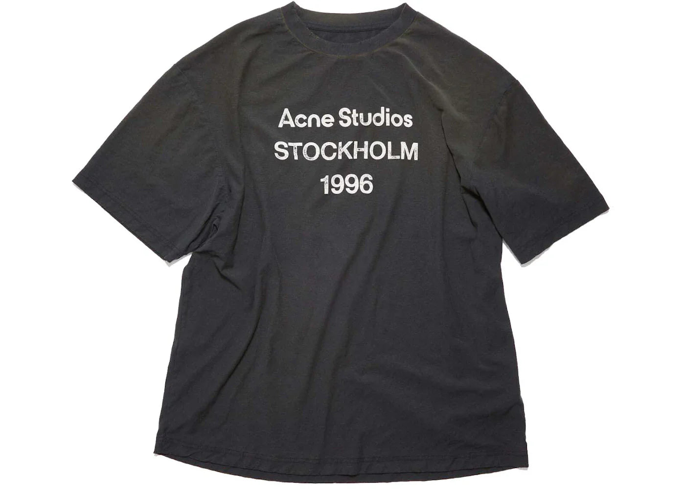 Acne Studios STOCKHOLM 1966 Logo T-Shirt Black