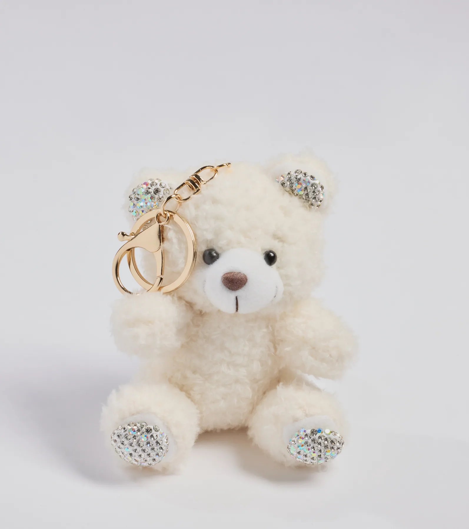 Windsor Rhinestone Plush Teddy Bear Bag Charm