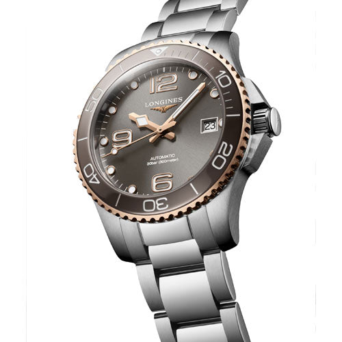 Longines Hydroconquest Sunray Grey Dial Men 39mm - view 2