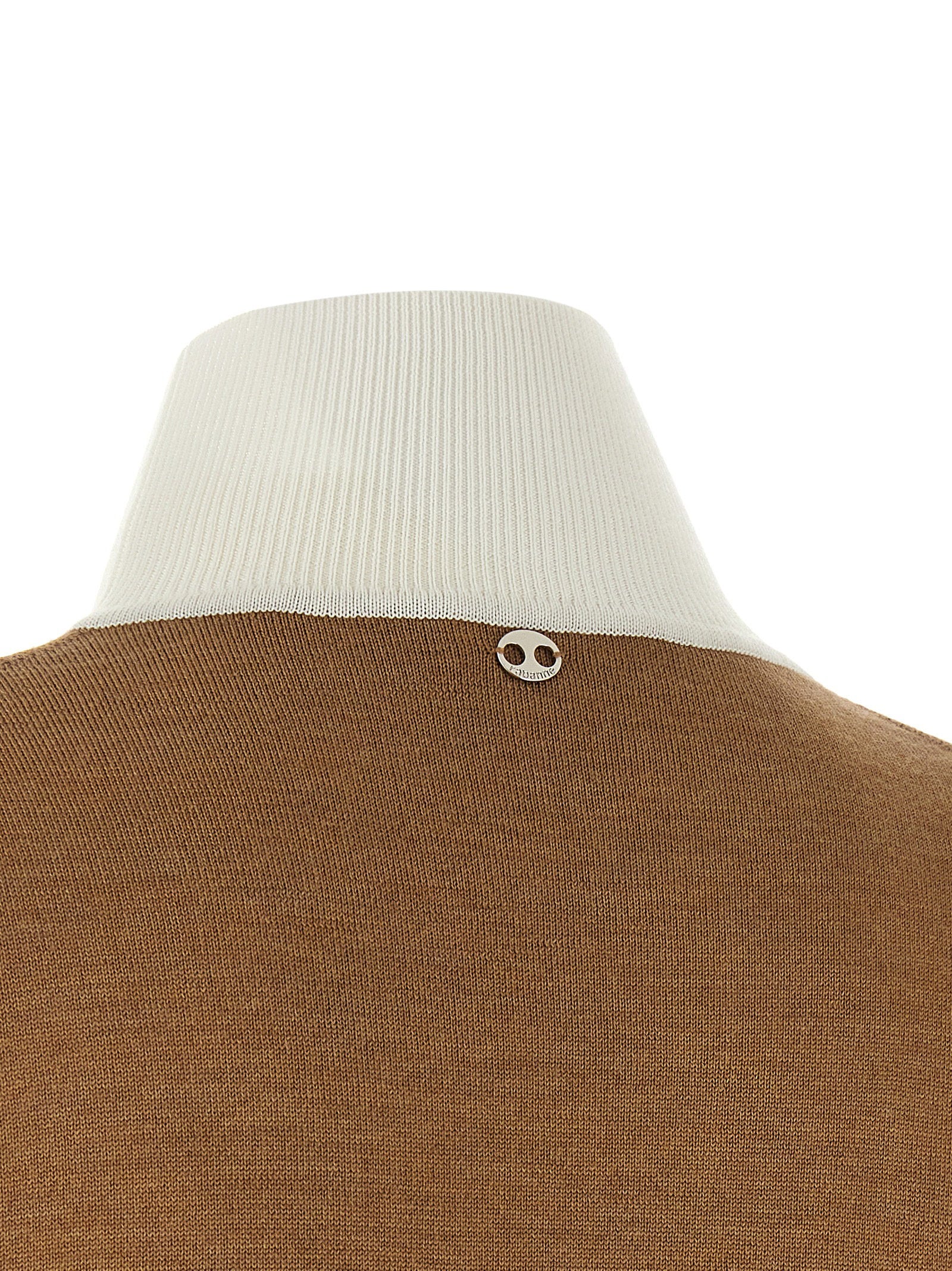 Paco Rabanne Sweater With Perforated Intarsia - view 4