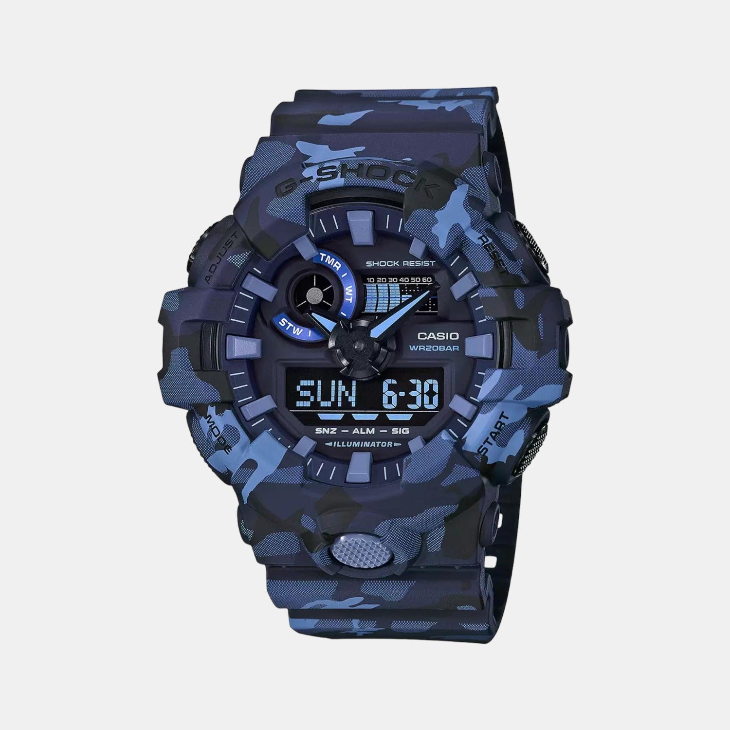Casio G-Shock Men Quartz Black Dial Analog-Digital Resin Watch G823