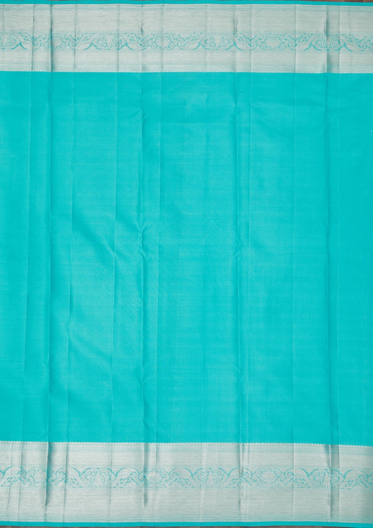 Koskii Sky Blue Zariwork Pure Silk Saree – Women's - view 7